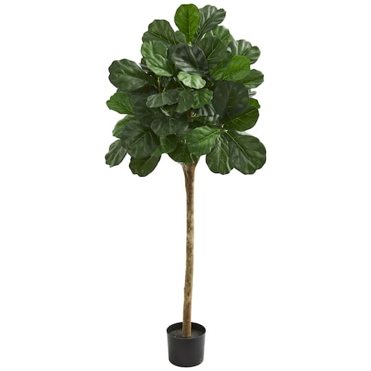 5Ft Potted Fiddle Leaf Fig Tree By Nearly Natural in Green | 5 ft | Michaels®